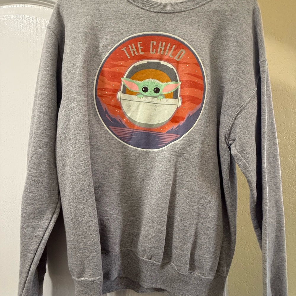 Disney Gray Fleece Sweatshirt